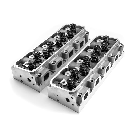 Speedmaster PCE281.2059 Fits Ford 302 351C Cleveland 220cc 64cc Solid Flat Assembled Cylinder Heads