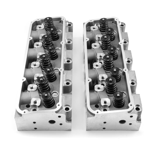 Speedmaster PCE281.2059 Fits Ford 302 351C Cleveland 220cc 64cc Solid Flat Assembled Cylinder Heads