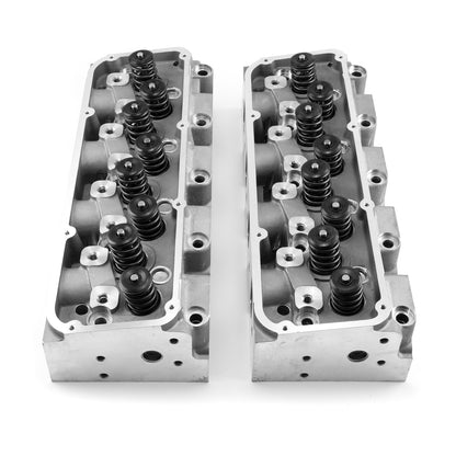Speedmaster PCE281.2059 Fits Ford 302 351C Cleveland 220cc 64cc Solid Flat Assembled Cylinder Heads