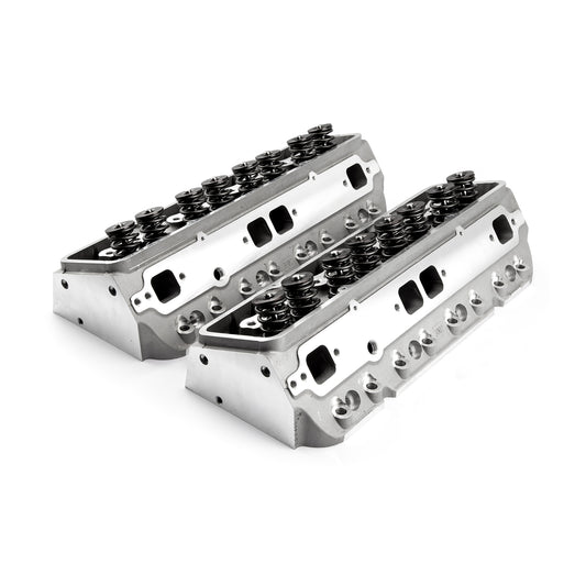 Speedmaster PCE281.2009 Fits Chevy SBC 350 205cc 64cc Angle Hydraulic Roller Assembled Cylinder Heads