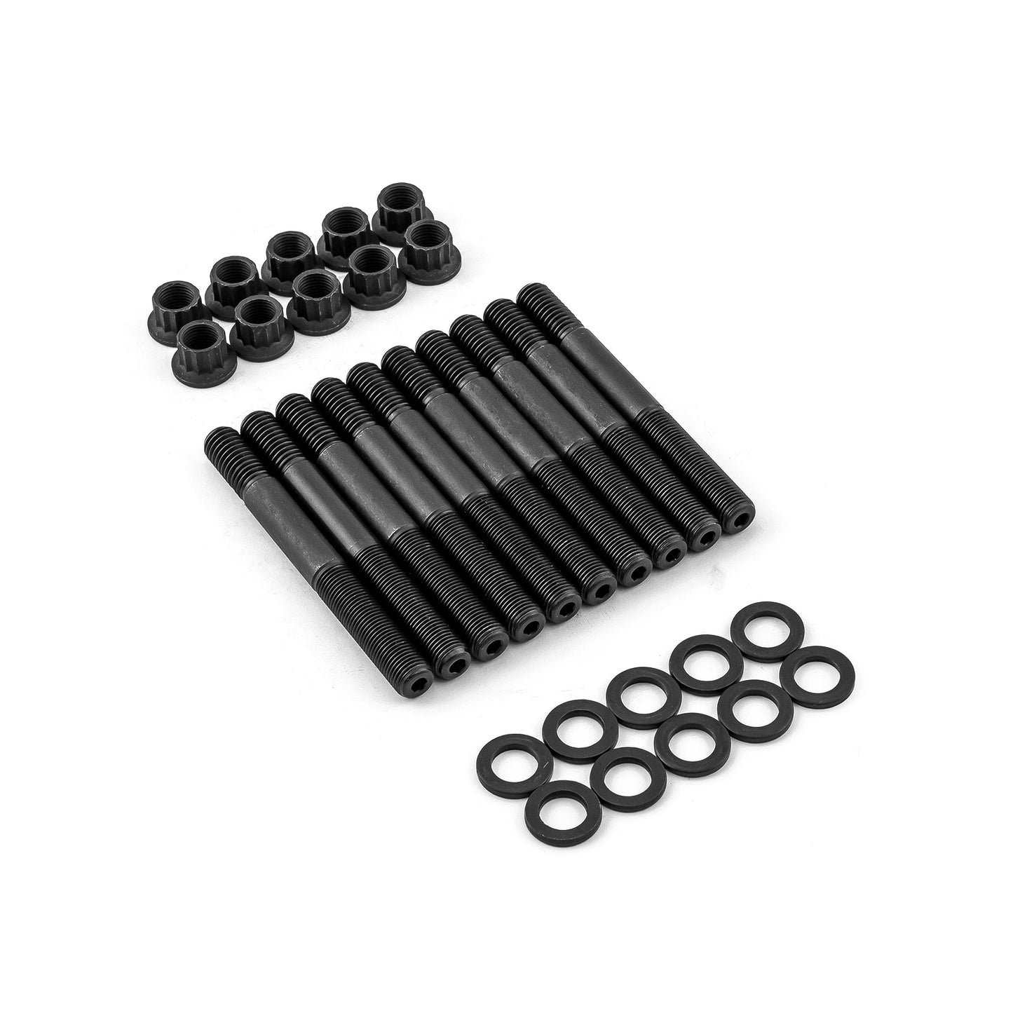 Speedmaster PCE287.1010 Fits Ford 302 351C Cleveland Main Girdle 2 Bolt 12 Point Main Stud Kit
