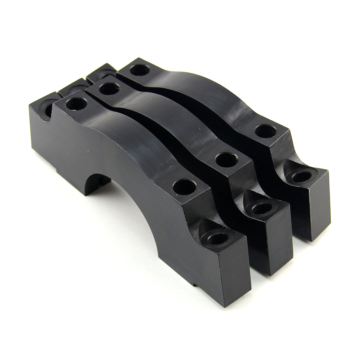 Speedmaster PCE289.1011 Fits Ford 429 460 OEM 2 Bolt To 4 Bolt Splayed Billet Steel Main Caps (Middle 3 Caps)