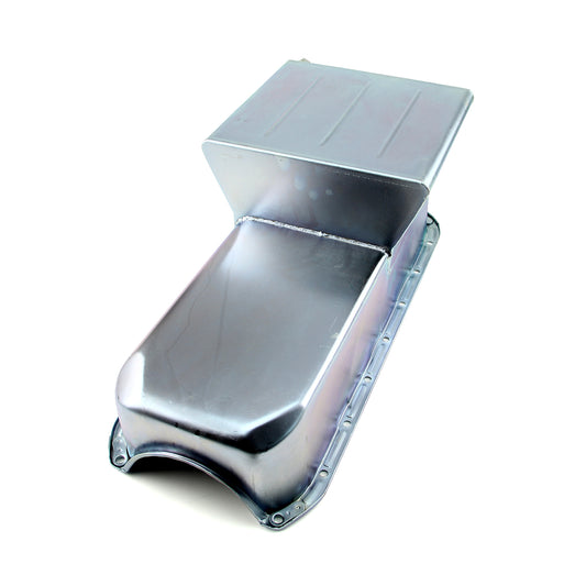Speedmaster PCE300.1016 Fits Chevy SBC 350 7Qt Drag Rear Sump LH Side 2Pcs Rms Zinc Oil Pan - 4" Stroke