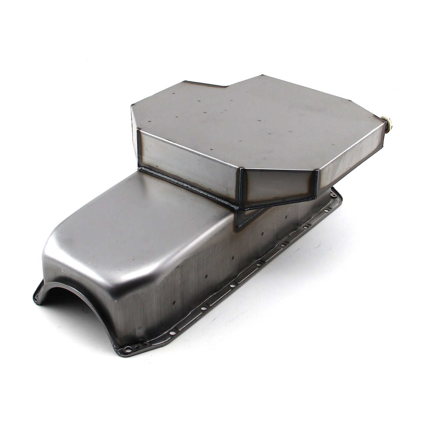 Speedmaster PCE300.1018 Fits Chevy SBC 350 7Qt Champion Rear Sump LH Side 2Pcs Rms Unplated Oil Pan