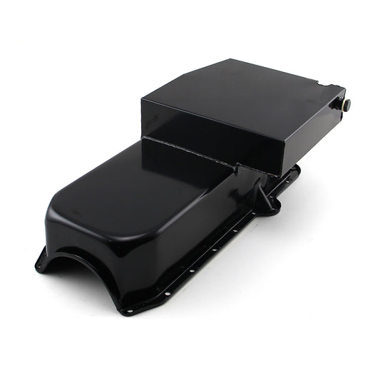 Speedmaster PCE300.1023 Fits Chevy SBC 350 7Qt Circle Track RH Side 2Pcs Rms Black Oil Pan