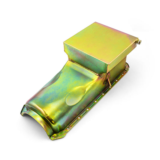 Speedmaster PCE300.1062 Fits Chevy BBC 454 Gen 4 6Qt Drag Rear Sump 2Pc Rms Zinc Oil Pan