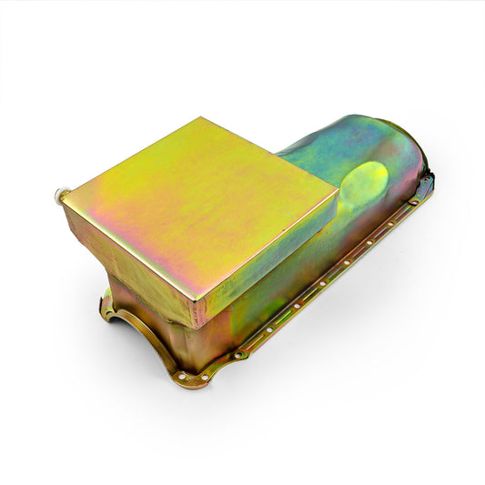 Speedmaster PCE300.1062 Fits Chevy BBC 454 Gen 4 6Qt Drag Rear Sump 2Pc Rms Zinc Oil Pan