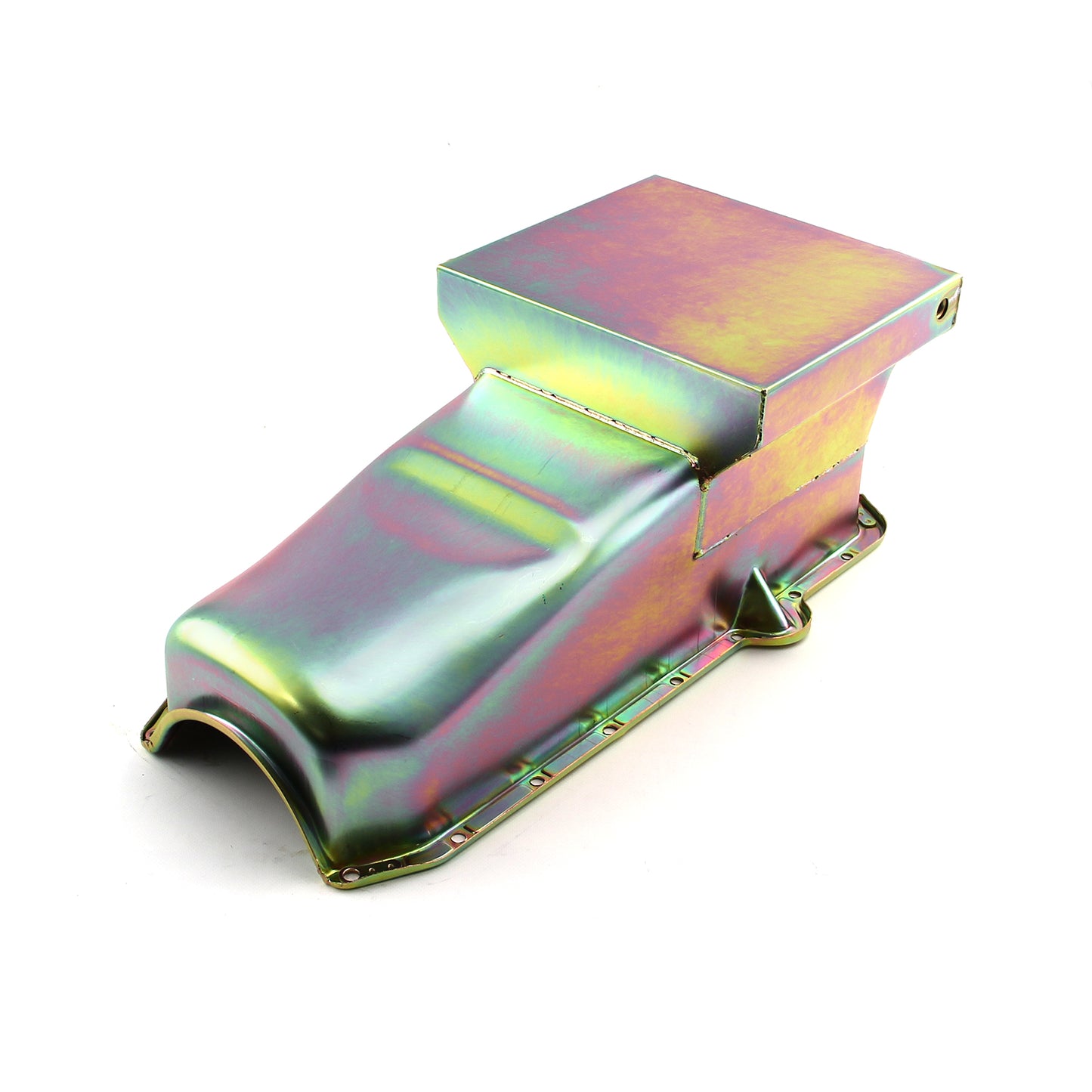 Speedmaster PCE300.1066 Fits Chevy SBC 350 7Qt Drag Rear Sump RH Side 2Pcs Rms Zinc Oil Pan