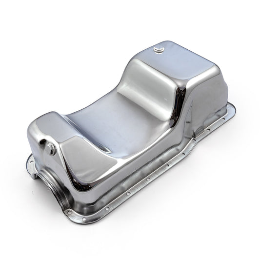 Speedmaster PCE300.1067 Fits Ford SB 289 302 Windsor Fox Body Dual Sump Chrome Oil Pan