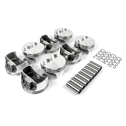 Speedmaster PCE305.1102 Fits Chevy SBC 383 Ci 6.0" 4.060" 1.125" 0.927" Flat Top Forged Pistons
