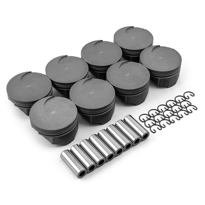 Speedmaster PCE305.1302 Fits Ford 302 351C - 383 393 408 4.030" 1.100" 0.927" Flat Top Hyper Pistons [Coated]