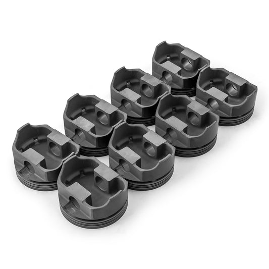 Speedmaster PCE305.1302 Fits Ford 302 351C - 383 393 408 4.030" 1.100" 0.927" Flat Top Hyper Pistons [Coated]