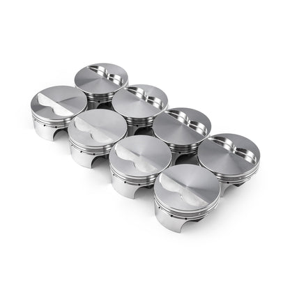 Speedmaster PCE305.1017 Fits Chevy SBC 383 Ci 6.0" 4.030" 1.100" 0.927" Flat Top Forged Pistons