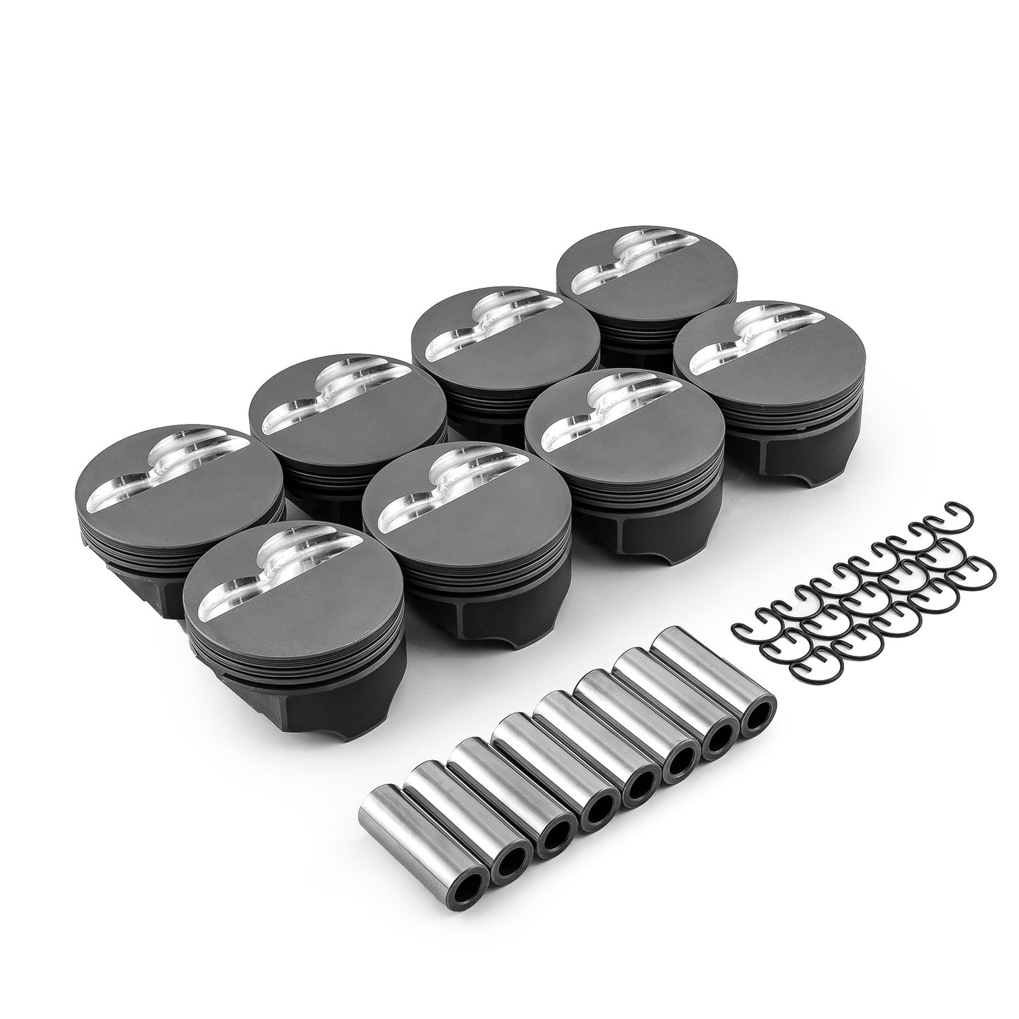 Speedmaster PCE305.1006 Fits Chevy SBC 383 Ci 6.0" 4.020" 1.100" 0.927" Flat Top Hyper Pistons [Coated]