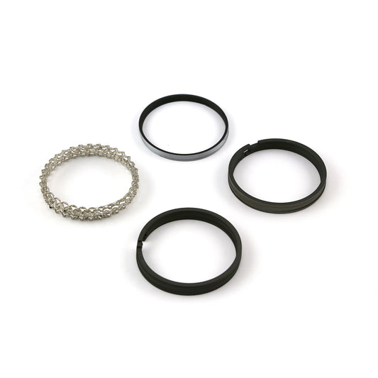 Speedmaster PCE306.1026 4.000" Bore - 1/16 - 1/16 - 1/8 Plasma Moly Piston Ring Set - Zero Gap