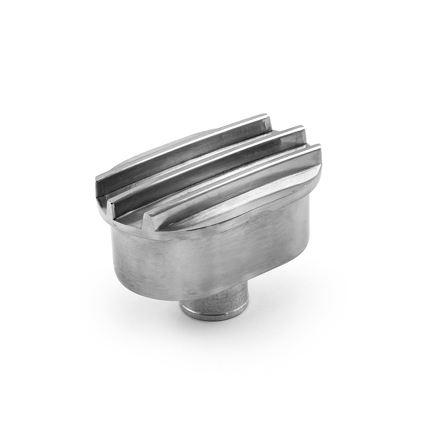 Speedmaster PCE309.1021 Nostalgic Finned Valve Cover Aluminum Breather Billet Cap (Push In)