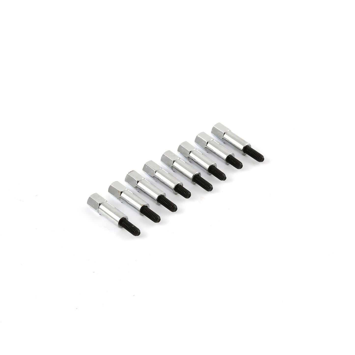 Speedmaster PCE310.1009 Fits Chevy SBC BBC 1" Chrome Mini Bolt Valve Cover Stud Kit 1/4"-20 Thread - Set 8