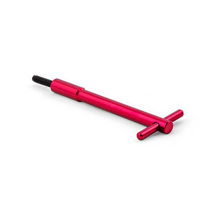 Speedmaster PCE310.1015 Valve Cover Nuts 5 3/8" Tall T-Bar Wing Nut 1/4-20 X 1" Stud Red Aluminum