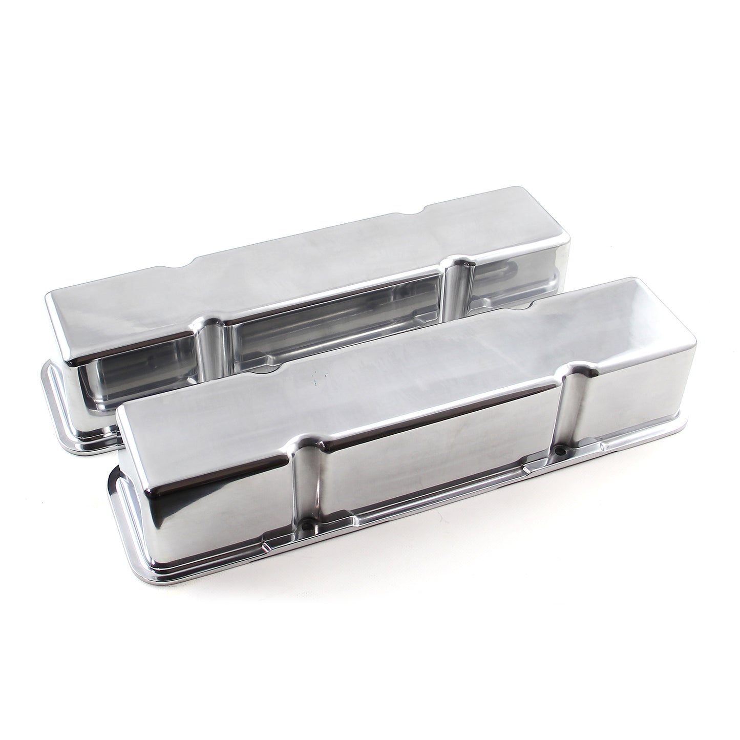 Speedmaster PCE314.1017.01 Fits Chevy SBC 350 Aluminum Plain Valve Cover - Tall W/o Hole