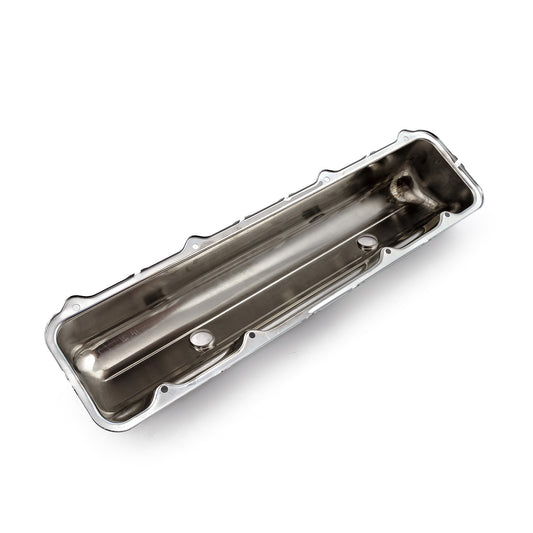 Speedmaster PCE314.1058 Fits Mopar Fits Chrysler 170 198 225 Slant 6 Chrome Steel Valve Cover - 4 1/2" Tall W/Hole