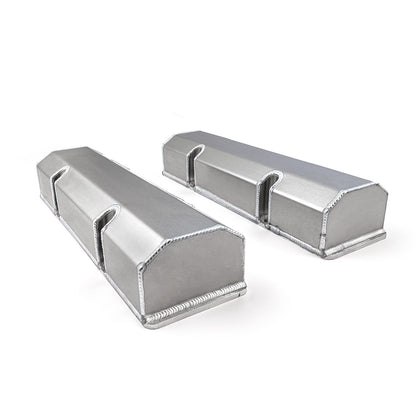 Speedmaster PCE314.1101.02 Fits Chevy SBC 350 Fabricated Valve Covers Satin Tall W/o Hole