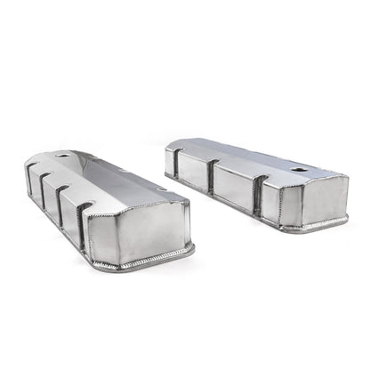 Speedmaster PCE314.1105.02 Fits Chevy BBC 454 Fabricated Valve Covers Polished Tall W/ Hole