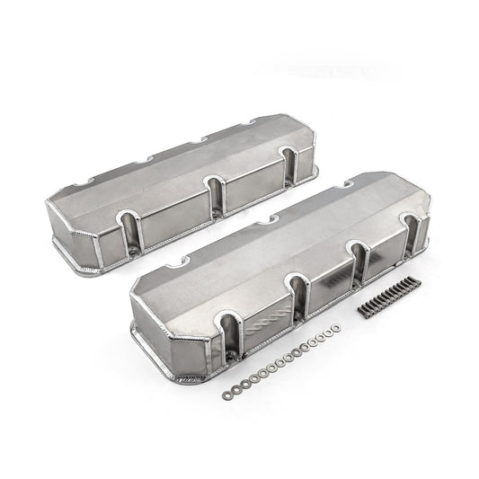 Speedmaster PCE314.1111.01 Fits Chevy BBC 454 Fabricated Valve Covers Satin Tall W/o Hole