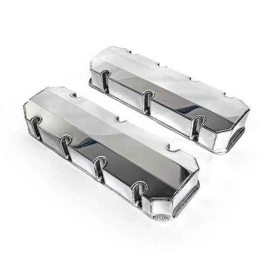 Speedmaster PCE314.1111.02 Fits Chevy BBC 454 Fabricated Valve Covers Polished Tall W/o Hole