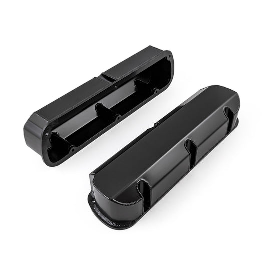 Speedmaster PCE314.1115.03 Fits Ford SB 289 302 351 Windsor Fabricated Valve Covers Black Tall W/o Hole