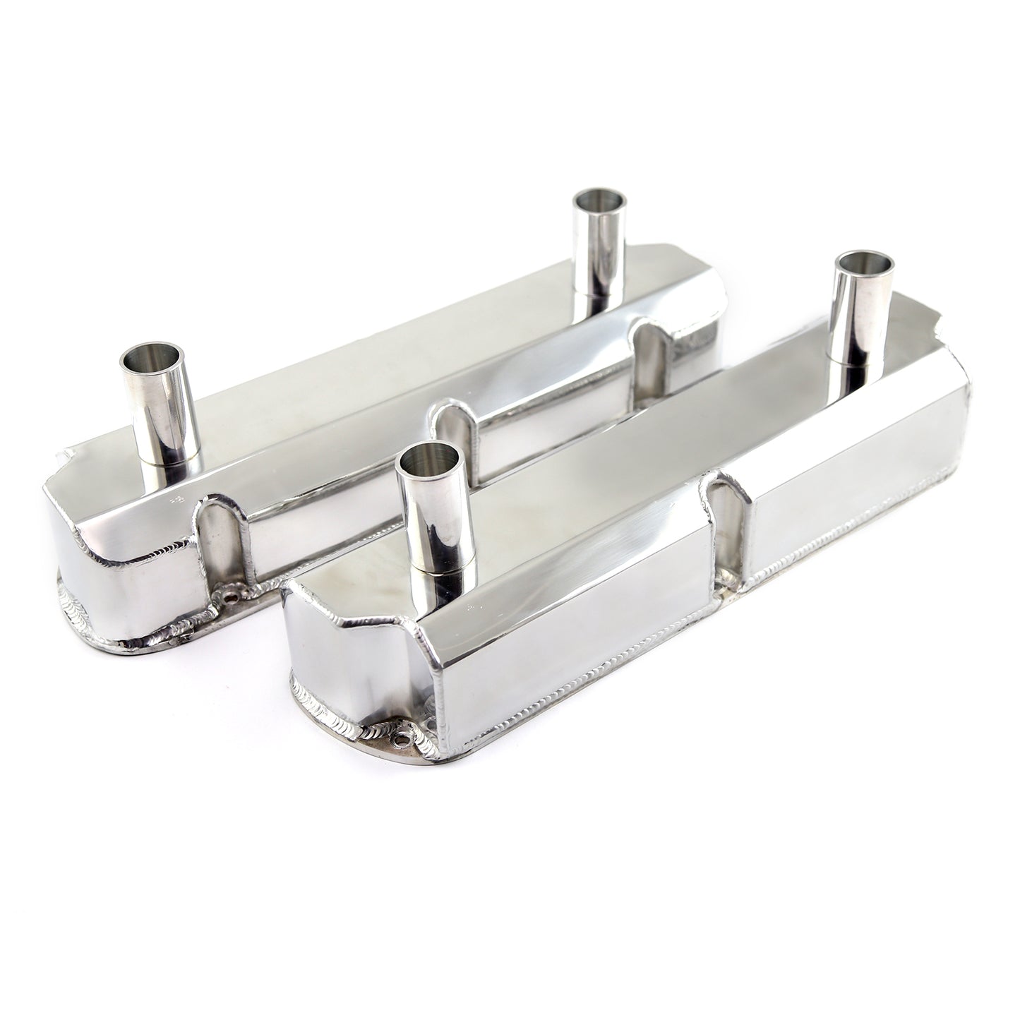 Speedmaster PCE314.1120.01 Fits Ford SB 289 302 351 Windsor Satin Fabricated Circle Track Valve Covers Tall