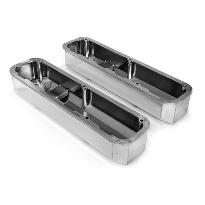 Speedmaster PCE314.1125.02 Fits Mopar Fits Chrysler SB 318 340 360 Fabricated Valve Covers Tall Polished W/ Hole