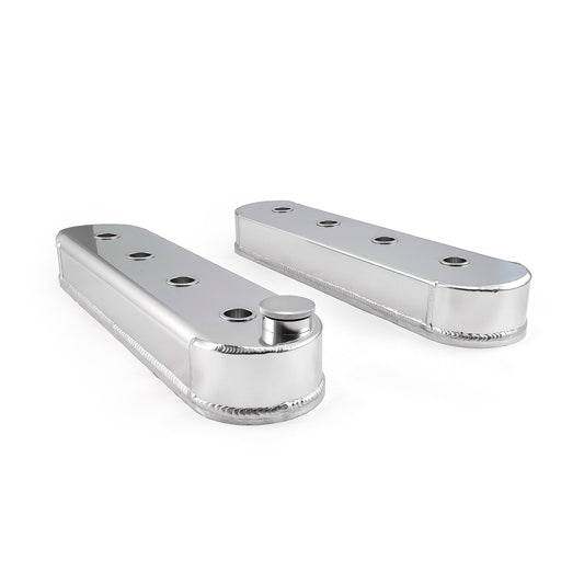 Speedmaster PCE314.1131 Fits Chevy LS1 LS2 LS3 LS6 LS7 Polished Fabricated Valve Covers - W/o Coil Mounts