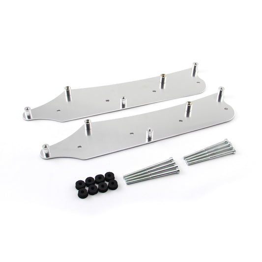 Speedmaster PCE314.1133 Fits Chevy LS1 LS2 LS3 LS6 LS7 Fabricated Valve Cover Coil Mount Plates Only - Pair