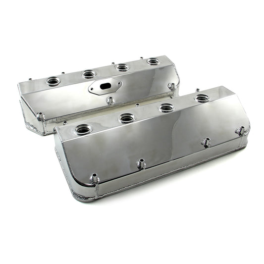 Speedmaster PCE314.1138 Hemi 426 BAE Fat Head Polished Fabricated Valve Covers W/ Breather Hole