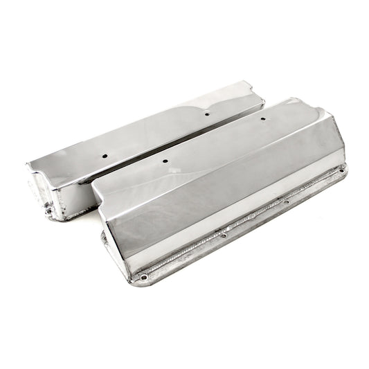 Speedmaster PCE314.1170 Fits Ford 302 351C Cleveland Polished Fabricated Valve Covers Extra Tall W/o Hole