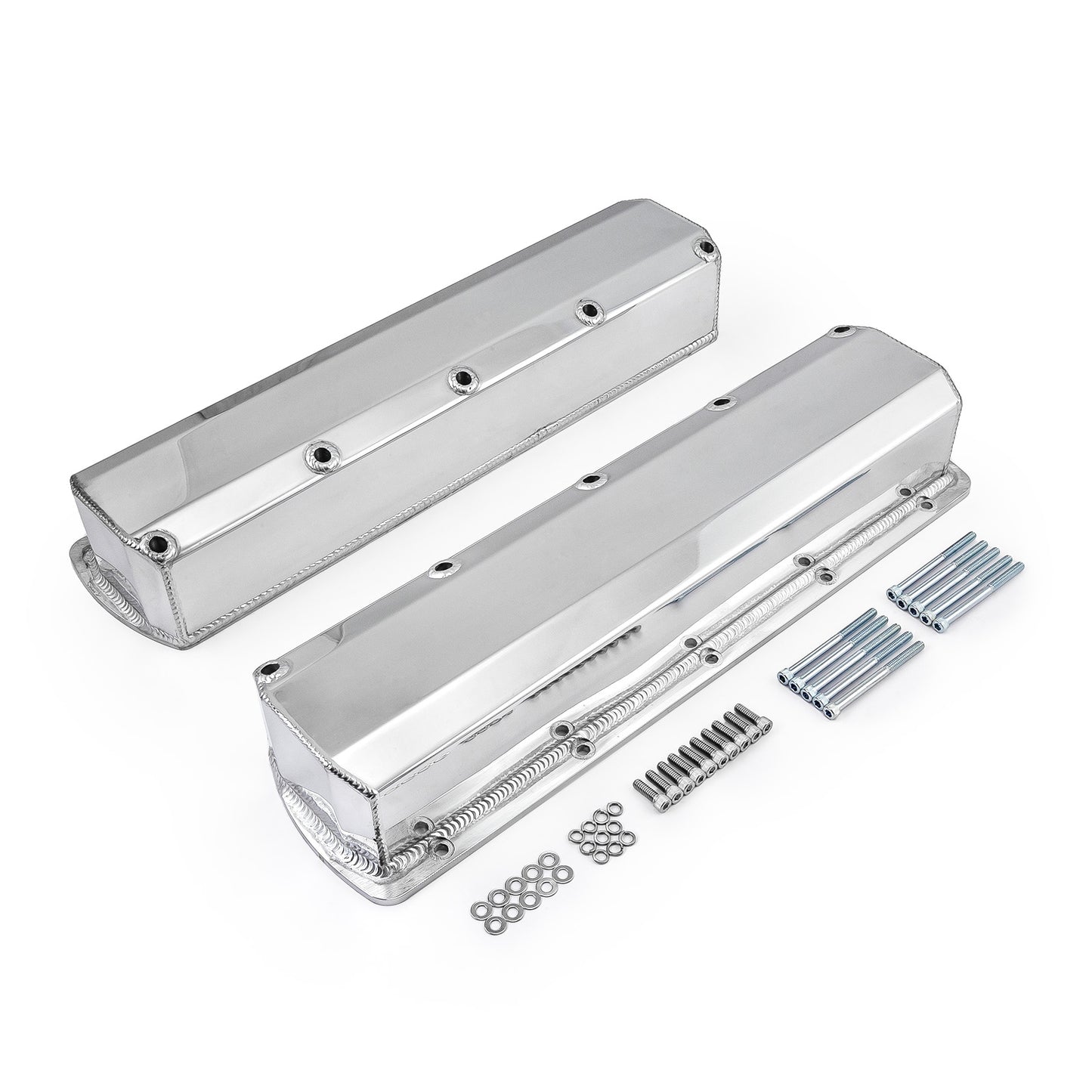 Speedmaster PCE314.1171.02 Fits Oldsmobile 350 400 425 455 Fabricated Valve Covers - Polished