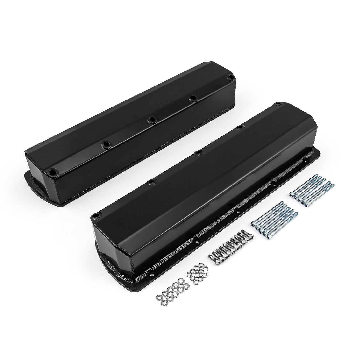 Speedmaster PCE314.1171.03 Fits Oldsmobile 350 400 425 455 Fabricated Valve Covers - Black