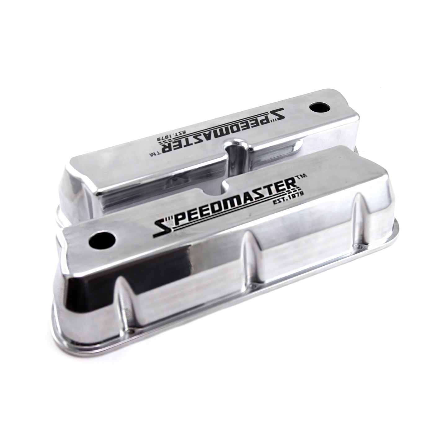 Speedmaster PCE314.1083.15 Fits Ford SB 289 302 351w Polished Aluminum Black Letter Valve Covers