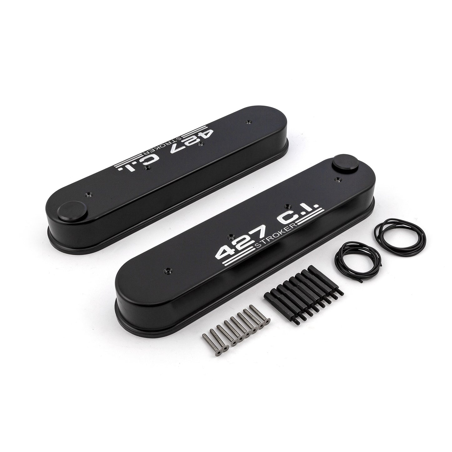 Speedmaster PCE314.1226.02 Fits Chevy Ls1 Ls2 Ls3 Ls6 Ls7 Black 427Ci Aluminum Valve Covers - W/o Coil Mounts