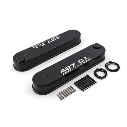 Speedmaster PCE314.1226.02 Fits Chevy Ls1 Ls2 Ls3 Ls6 Ls7 Black 427Ci Aluminum Valve Covers - W/o Coil Mounts