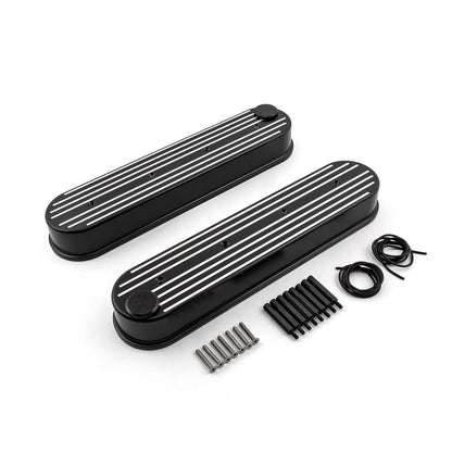 Speedmaster PCE314.1226.04 Fits Chevy Ls1 Ls2 Ls3 Ls6 Ls7 Black Ball Milled Valve Covers - W/O Coil Mounts