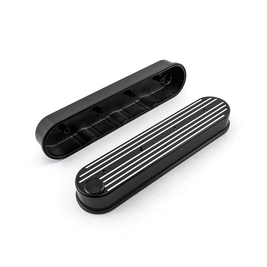 Speedmaster PCE314.1226.04 Fits Chevy Ls1 Ls2 Ls3 Ls6 Ls7 Black Ball Milled Valve Covers - W/O Coil Mounts