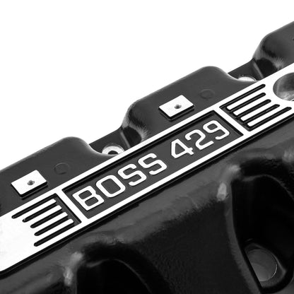 Speedmaster PCE314.1243.02 Fits Ford Boss 429 Cast Aluminum Valve Covers - Black