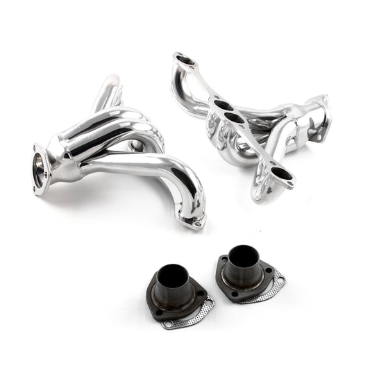 Speedmaster PCE316.1012 Fits Chevy SBC 350 1 5/8" Block Hugger Stainless Steel Exhaust Headers