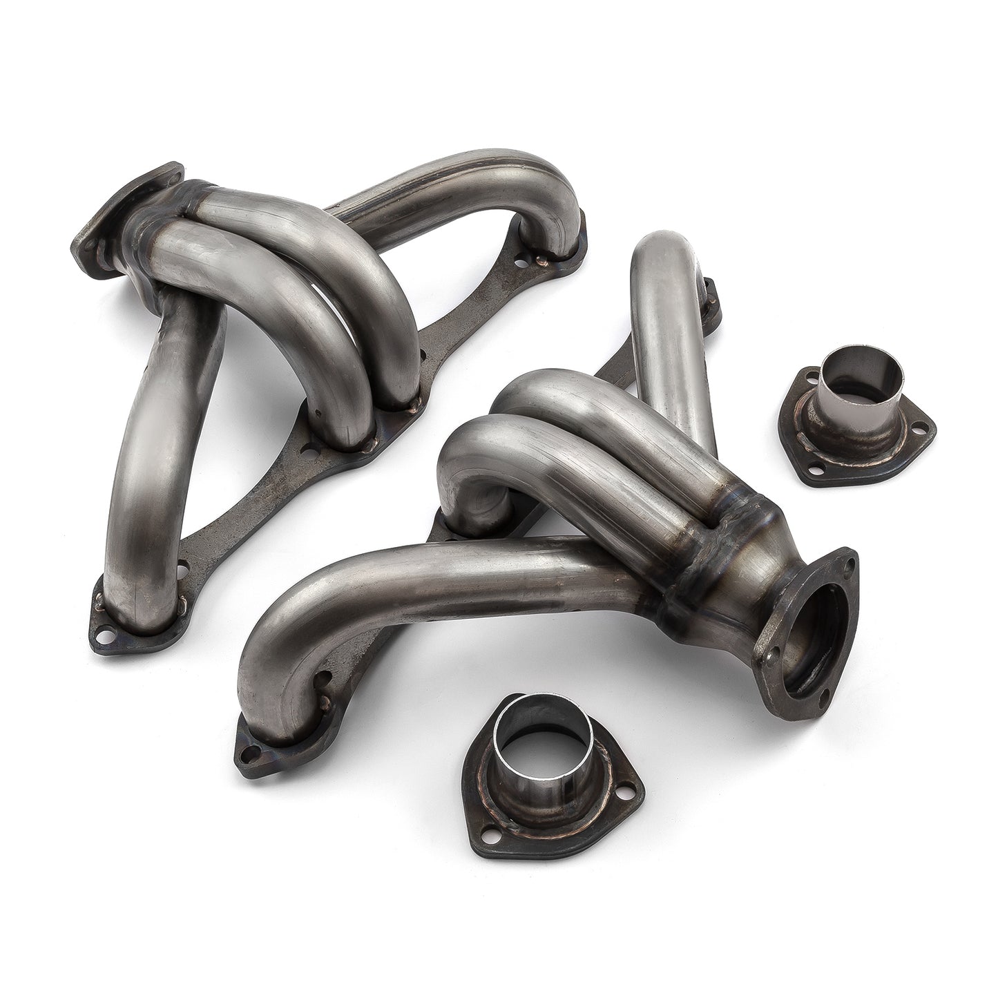 Speedmaster PCE316.1013 Fits Chevy SBC 350 1 5/8" Block Hugger Raw Exhaust Headers