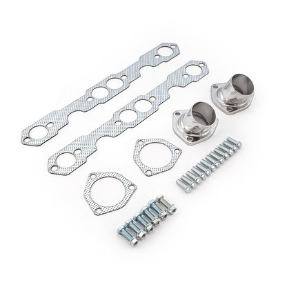 Speedmaster PCE316.1031 Fits Chevy SBC 350 1955-57 Tri-5 Shorty Ceramic Headers Straight Plug Heads
