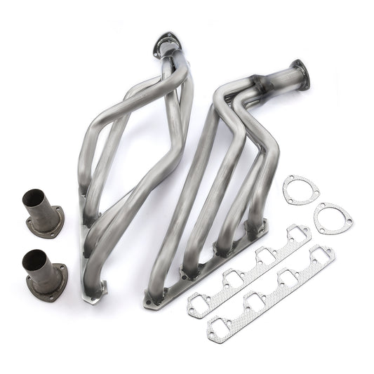 Speedmaster PCE316.1051 Fits Ford SB 289 302 351 Windsor Fits Mustang 1964-70 Long Tube Raw Exhaust Headers