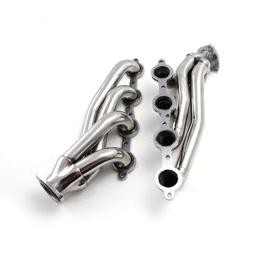 Speedmaster PCE316.1062 Fits Chevy LS LS2 LS3 LS6 LS7 Shorty Chevelle Camaro Stainless Steel Exhaust Headers