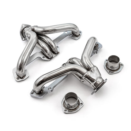Speedmaster PCE316.1064 Fits Mopar Fits Chrysler SB 318 340 360 Block Hugger Stainless Steel Exhaust Header