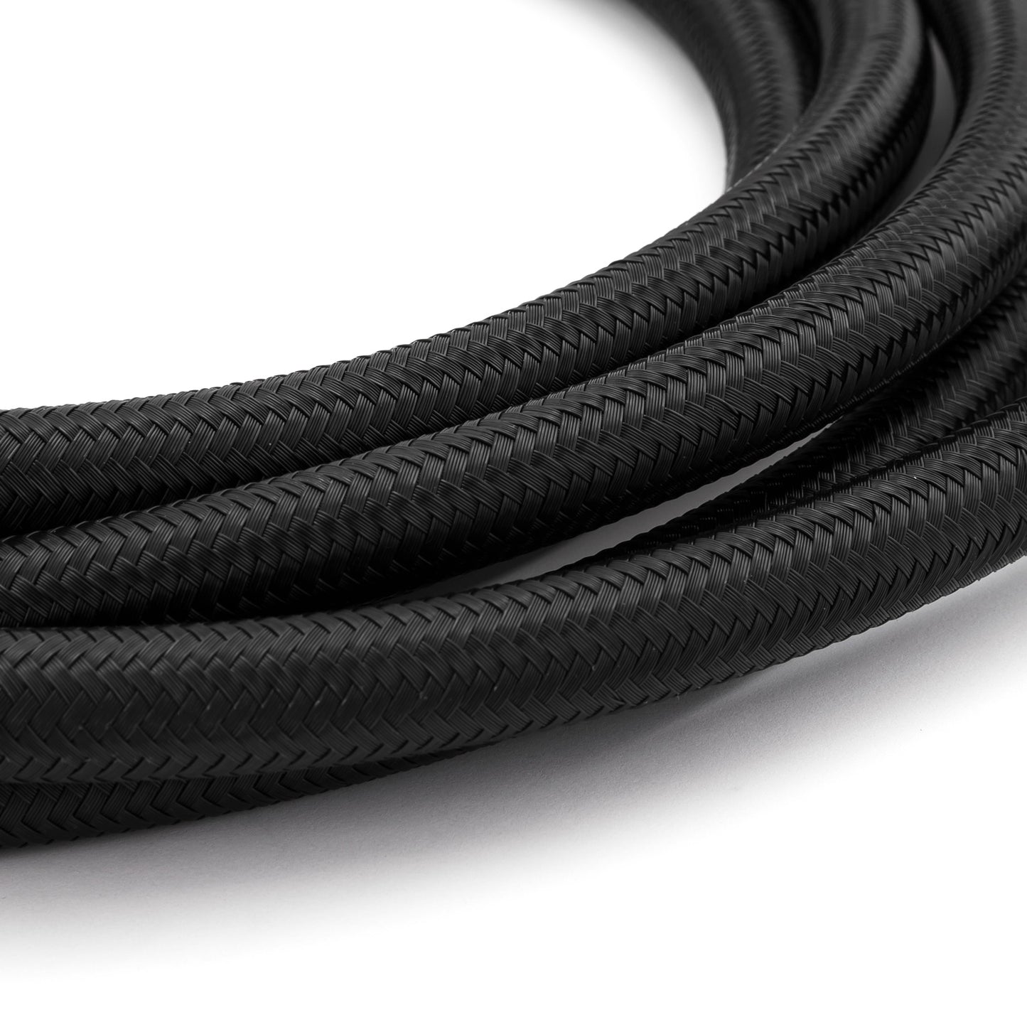 Speedmaster PCE339.1019 -6 AN 5/16" Black Nylon Fuel Oil Braided Hose Line - 4m / 13ft